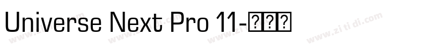 Universe Next Pro 11字体转换